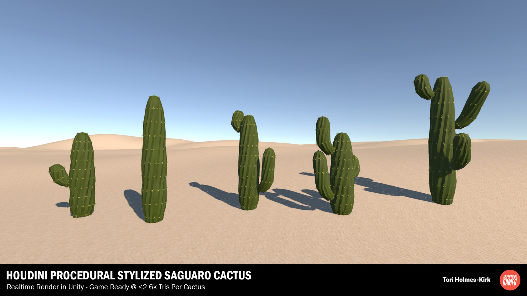Houdini Desert Flora - Open Sourced HDAs
